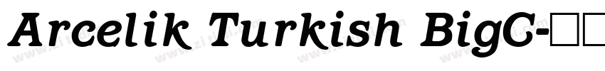 Arcelik Turkish BigC字体转换